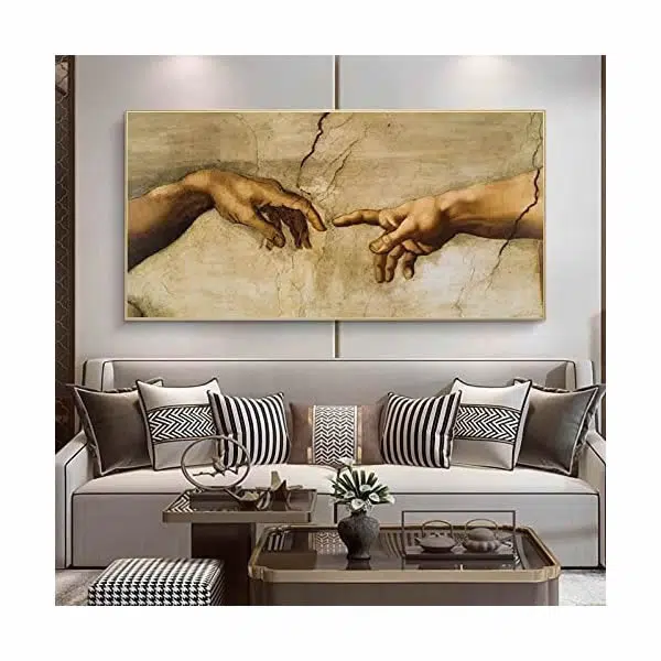 OFERTA RELÂMPAGO - 70%OFF - Criação do Homem - 86x183cm - Imagem 4