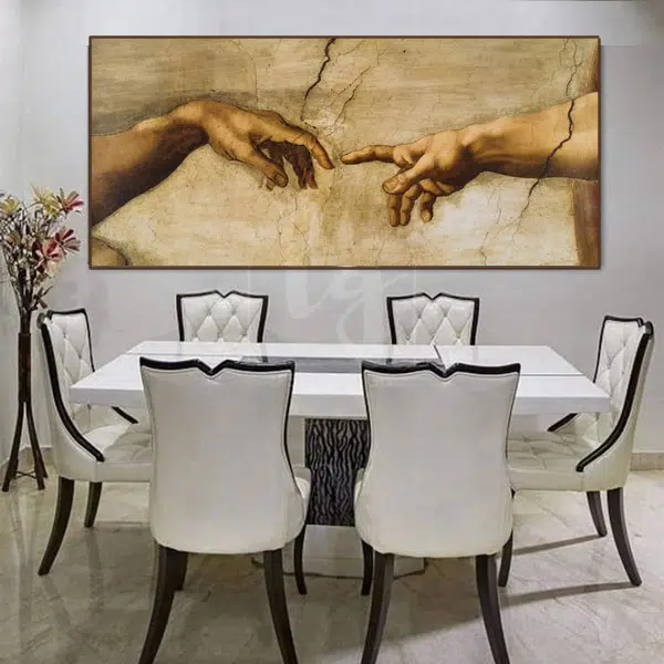 OFERTA RELÂMPAGO - 70%OFF - Criação do Homem - 86x183cm - Imagem 2