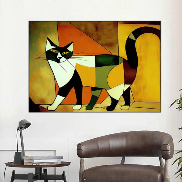 A268 - Gato Cubista - Imagem 3