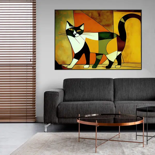 A268 - Gato Cubista - Imagem 2