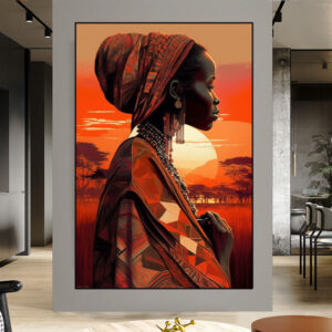 W527 - A Mulher e o Pôr do Sol