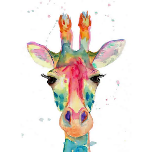 A105 - Girafa Colorida - Imagem 5