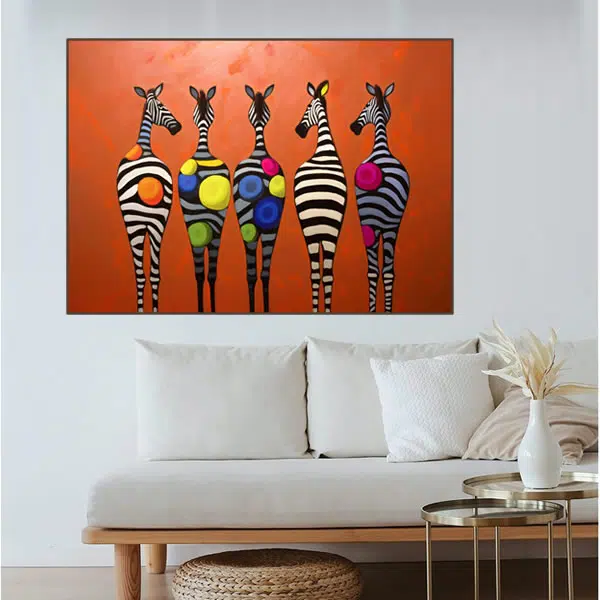 A143 - Zebras Coloridas - Imagem 3