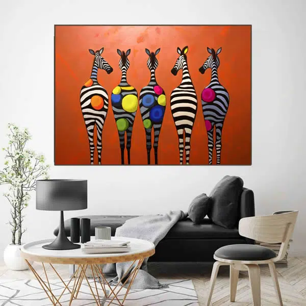A143 - Zebras Coloridas - Imagem 2