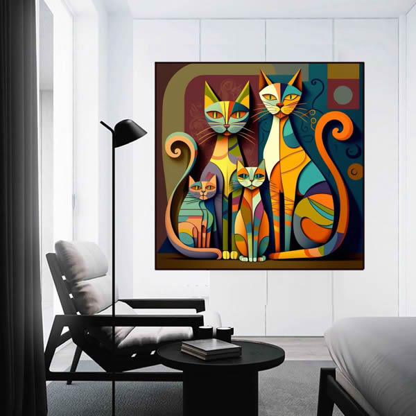 A144 - Família de Gatos - Imagem 2