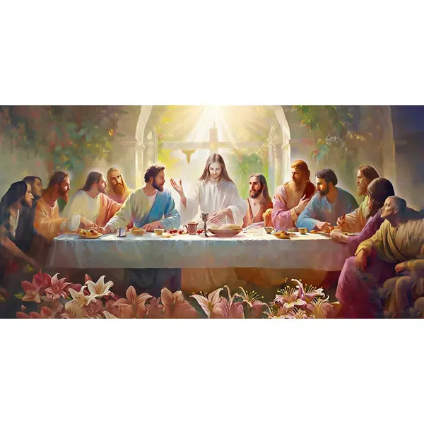 C125 - Santa Ceia Iluminada - Imagem 4