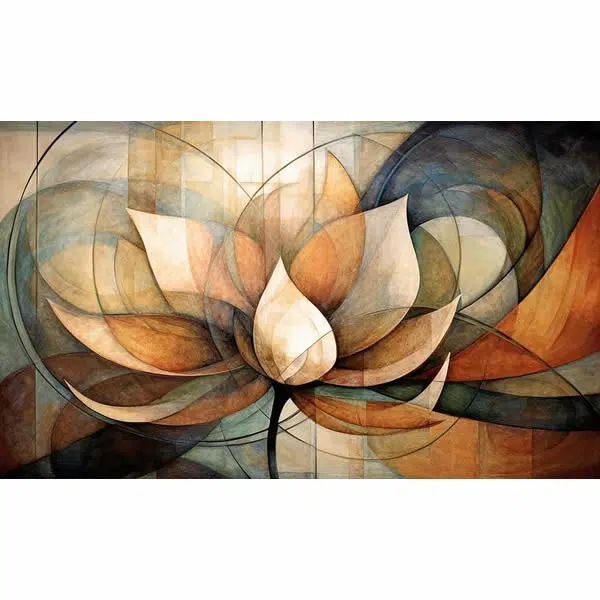 T117 - Flor Cubista - Imagem 4