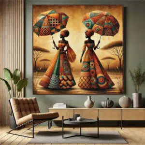 OFERTA RELÂMPAGO – 70%OFF - Cores da África 40X40