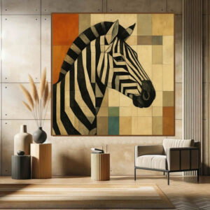 A227 - Zebra Cubista