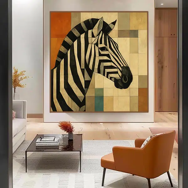 A227 - Zebra Cubista - Imagem 3